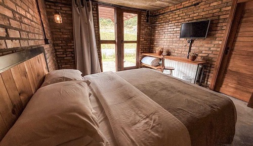 Suite estudio estándar, 1 cama de matrimonio, vistas a la montaña