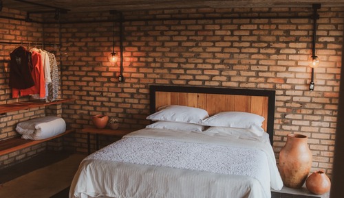 Cabaña ejecutiva, 1 cama de matrimonio, bañera, vistas a la montaña