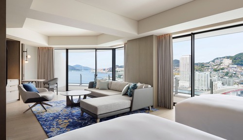 Suite Club, 2 camas dobles, en esquina