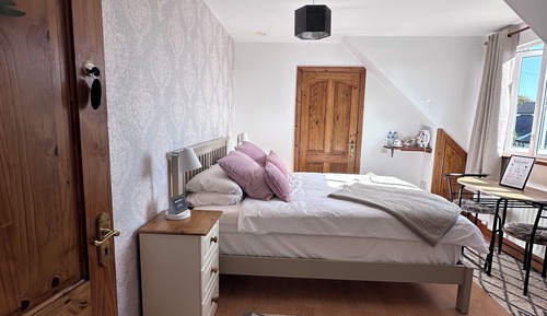 Habitación tradicional doble, 1 cama de matrimonio grande, baño privado