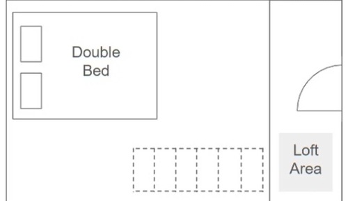 Habitación triple estándar