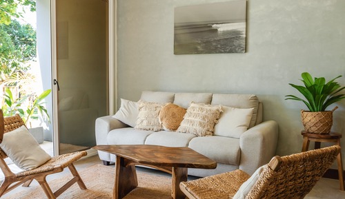 Apartamento Deluxe, 2 habitaciones, vistas parciales al mar