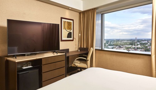 Habitación, 1 cama de matrimonio grande, accesible para personas con discapacidad (Roll-In Shower)