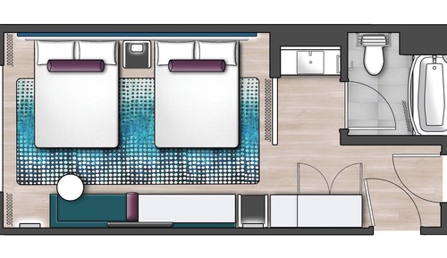Habitación estándar (Mobility, roll-in shower )