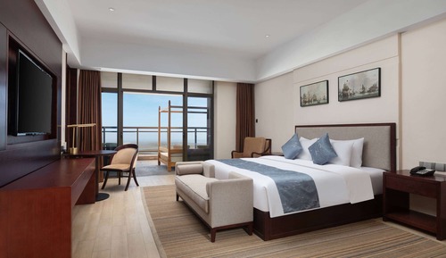 Suite, 1 cama de matrimonio grande, no fumadores (270° Sea View)