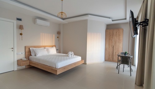 Apartamento estándar, 1 cama doble, vistas a la ciudad