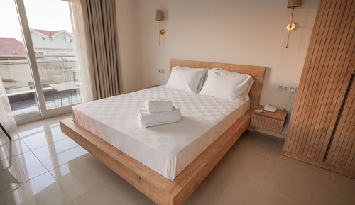 Habitación exclusiva doble, 1 cama de matrimonio, lanai, vistas al mar