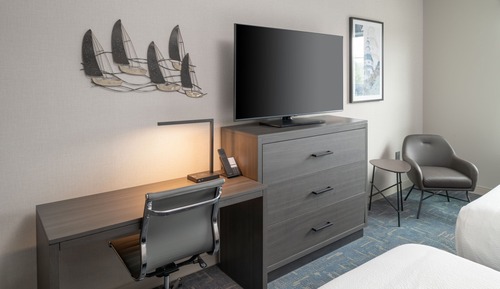 Habitación estándar, 2 camas de matrimonio, fumadores (Hearing Accessible)