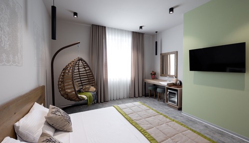 Habitación Deluxe, varias camas, no fumadores, vistas a la ciudad
