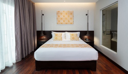 Habitación Deluxe, 1 cama doble, no fumadores, balcón