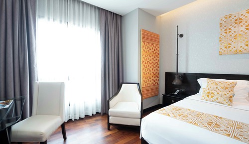 Habitación Deluxe doble, 1 cama doble, vistas a la ciudad