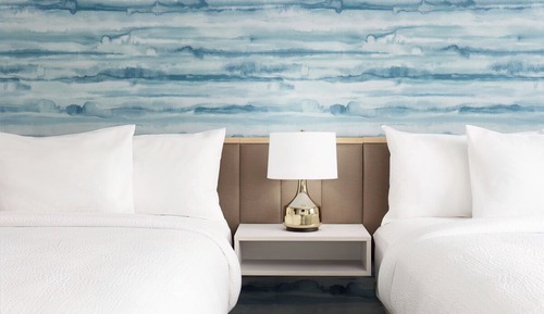 Estudio, 2 camas de matrimonio