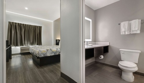 Habitación estándar, 1 cama de matrimonio grande, no fumadores, frigorífico y microondas