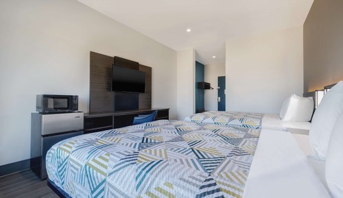 Habitación Deluxe, 2 camas de matrimonio, no fumadores, frigorífico y microondas