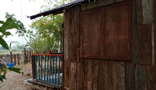 Habitación básica, 1 habitación, baño privado, en la zona del jardín