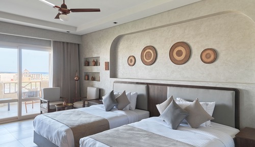 Habitación superior, 1 cama de matrimonio grande, no fumadores, vistas al mar