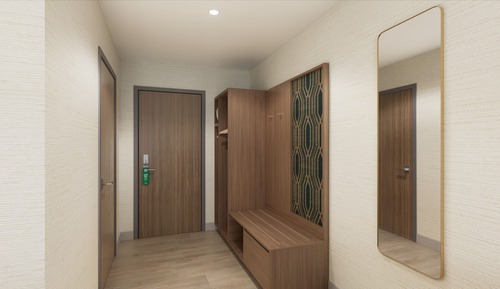 Habitación estándar, 2 camas de matrimonio, bañera accesible, no fumadores (Mobility, Access Tub)