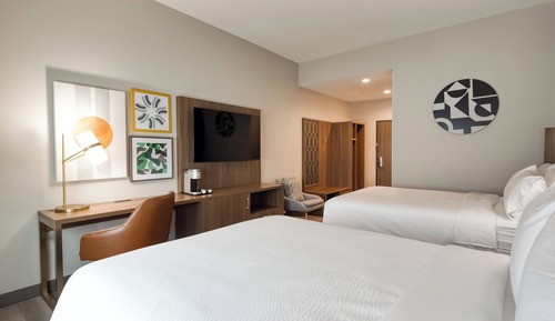 Habitación estándar, 2 camas de matrimonio, no fumadores (Communications)