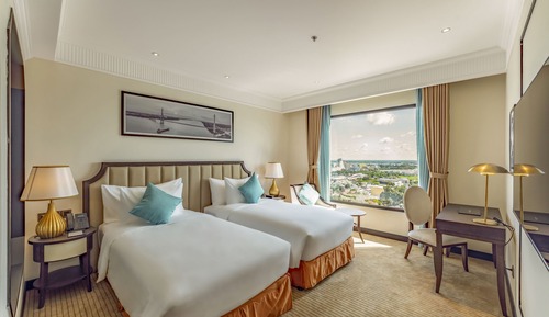 Habitación Deluxe con 2 camas individuales, no fumadores, vistas al río