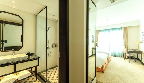 Habitación Deluxe con 2 camas individuales, no fumadores, vistas a la ciudad