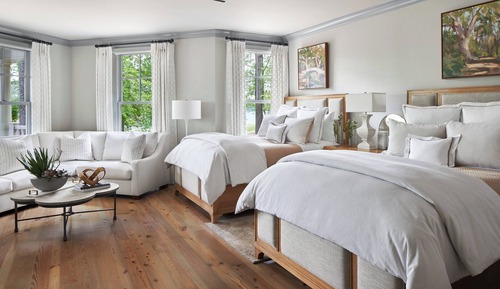 Casa de campo, 2 habitaciones, balcón, vistas al lago