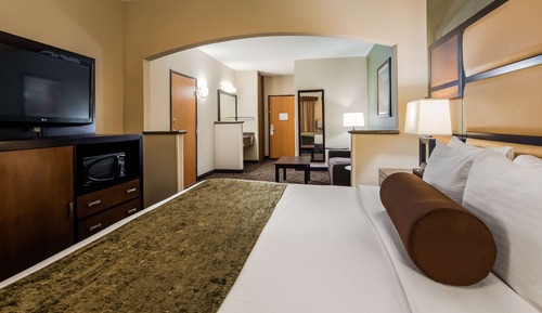 Suite, 1 cama de matrimonio grande, no fumadores, frigorífico y microondas