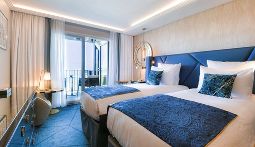 Habitación Deluxe, 2 camas individuales, balcón, vistas al mar