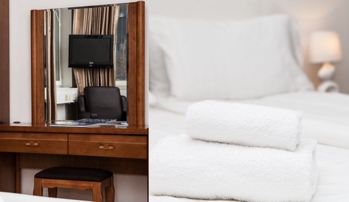 Habitación cuádruple económica, baño compartido