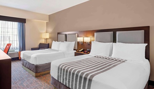 Habitación estándar, 2 camas de matrimonio, no fumadores, frigorífico y microondas