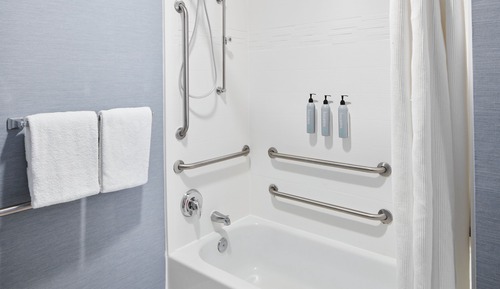 Suite estudio, 1 cama de matrimonio grande con sofá cama (Mobility Accessible, Tub)