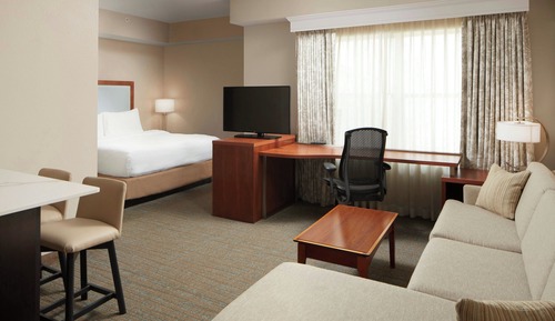 Suite estudio, 1 cama de matrimonio grande con sofá cama