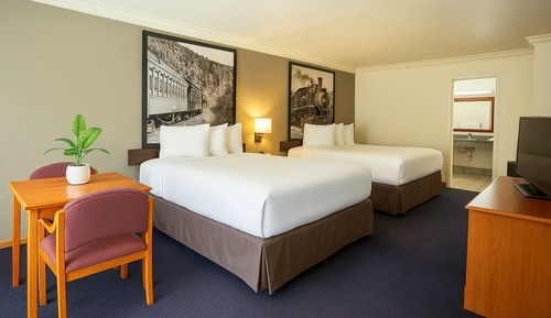 Habitación Deluxe, 2 camas de matrimonio, accesible para personas con discapacidad, no fumadores