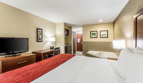 Suite estándar, 1 cama de matrimonio grande, no fumadores (1 Person Jetted Tub)