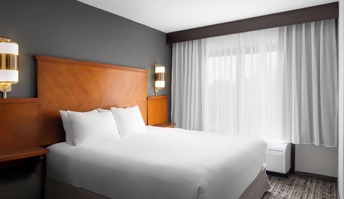 Habitación, 1 cama de matrimonio grande, accesible para personas con discapacidad, bañera