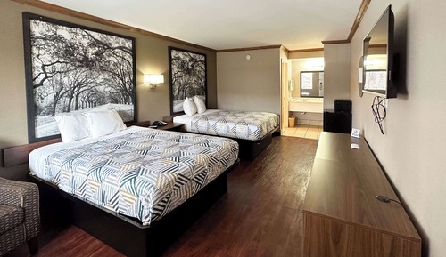 Habitación estándar, 2 camas dobles, accesible para personas con discapacidad, fumadores