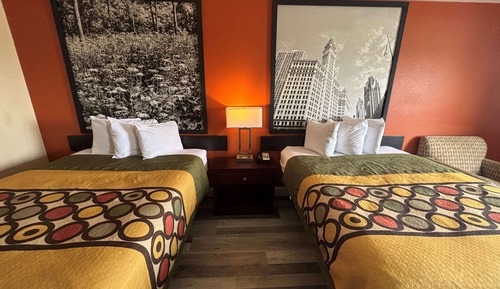 Habitación estándar, 2 camas de matrimonio, fumadores