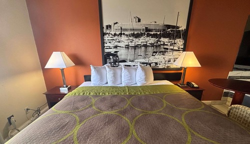 Habitación, 1 cama de matrimonio, frigorífico