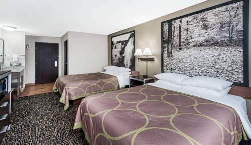 Habitación estándar, 2 camas de matrimonio, frigorífico y microondas