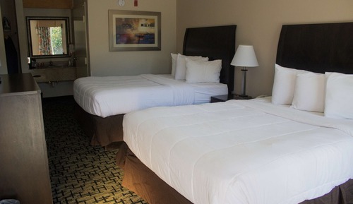 Habitación estándar, 2 camas de matrimonio, no fumadores, frigorífico y microondas