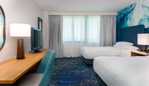 Suite, 2 camas dobles, accesible para personas con discapacidad, no fumadores (Hearing)