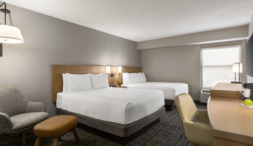 Habitación, 2 camas de matrimonio, accesible para personas con discapacidad (Shower)