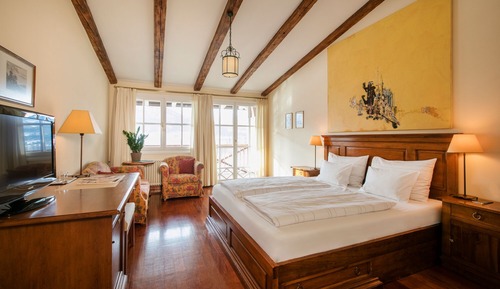 Habitación panorámica doble, balcón, vistas al lago