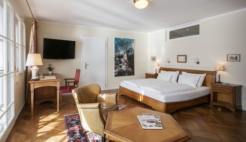 Suite estudio junior, patio, vistas al lago