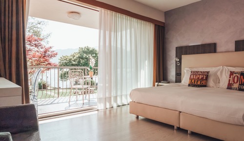 Habitación con 1 cama doble o 2 individuales, vistas al lago (No Lift)