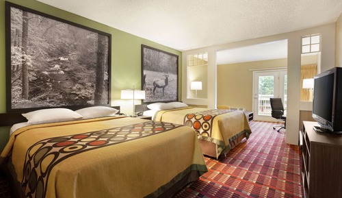 Habitación Deluxe, 2 camas de matrimonio, accesible para personas con discapacidad (Mobility)