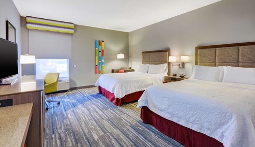 Habitación, 2 camas de matrimonio, accesible para personas con discapacidad, no fumadores