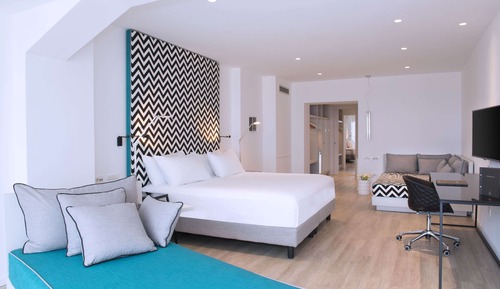 Habitación cuádruple ejecutiva, vistas al mar