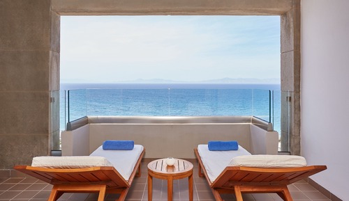 Suite presidencial, 2 habitaciones, balcón, vistas al mar