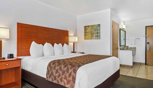 Habitación estándar, 1 cama de matrimonio grande, no fumadores, frigorífico y microondas