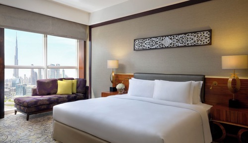 Habitación Club, 1 cama de matrimonio grande (Burj View)